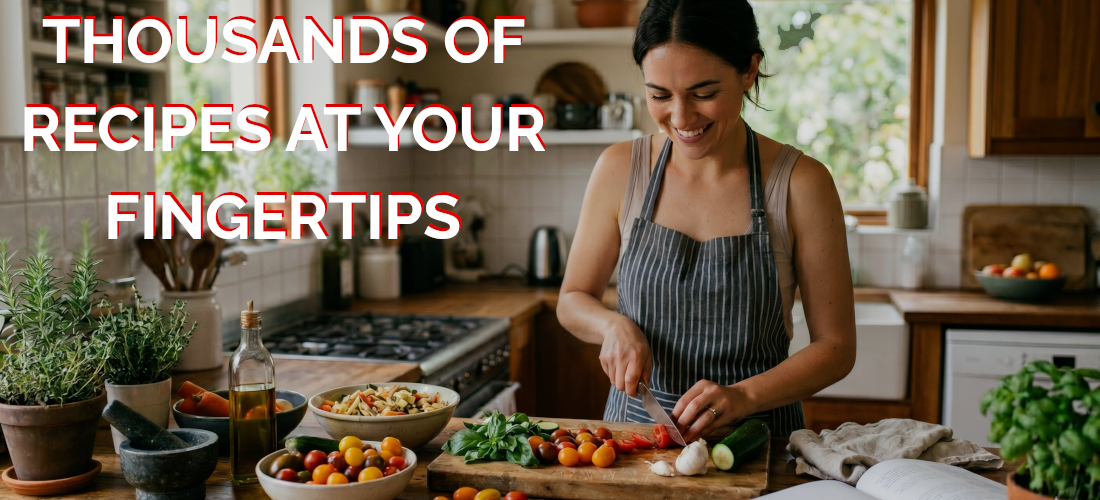Thousands of recipes at your fingertips!
